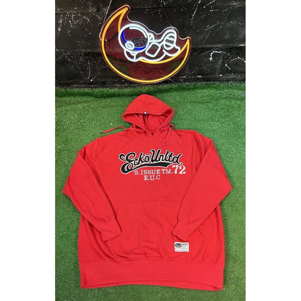 Vintage Ecko Unltd. Hoodie Men's Sz XLT Rap Skate‎ Sweatshirt Hoodie Big Logo
